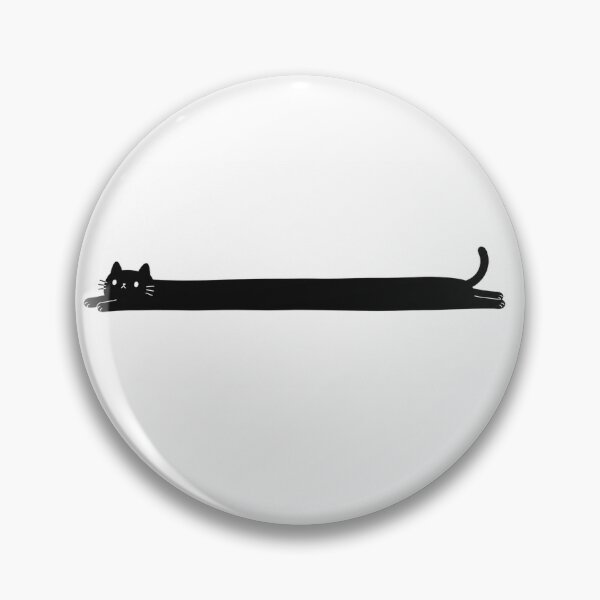 Item preview, Too Long Cat black designed and sold by nekoze1225.