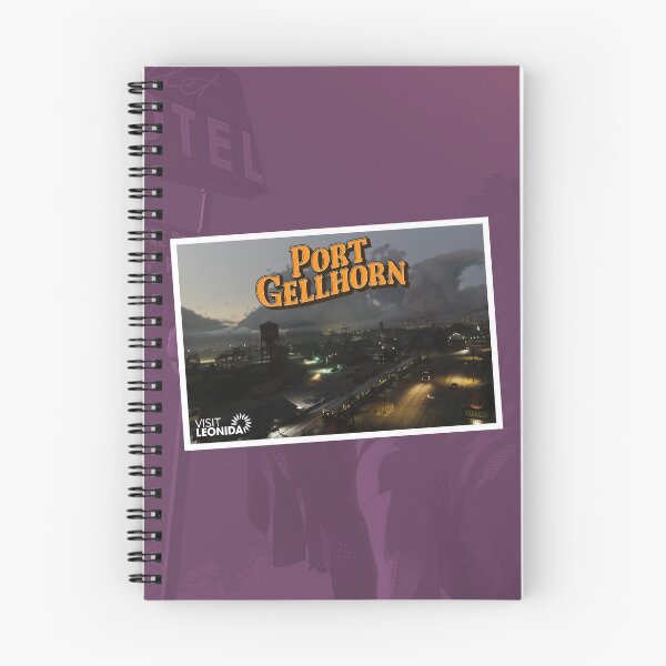 Item preview, Port Gellhorn Nighttime Coastal Urban Aesthetic Art designed and sold by 1001T-Shirt.