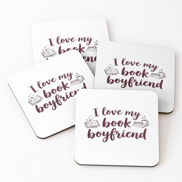 Item preview, I love my book boyfriend  designed and sold by Comfy Creations.