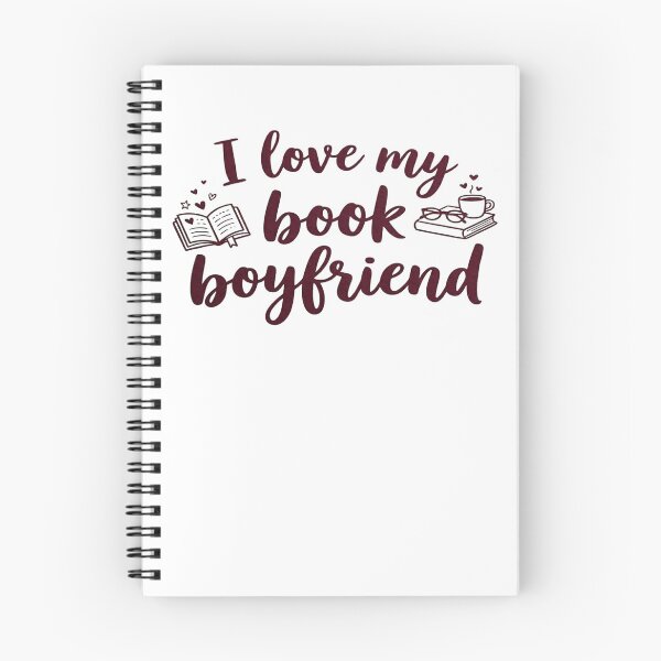 Item preview, I love my book boyfriend  designed and sold by Comfy Creations.