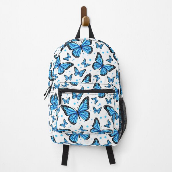 Item preview, Blue Chrome Butterfly – Y2K Aesthetic Sticker designed and sold by tviyluv.