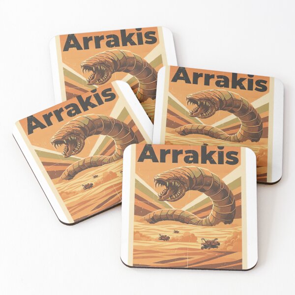Item preview, Arrakis Sandworm Vintage Poster  designed and sold by urbinet.