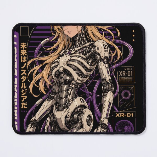 Item preview, Mechanical Beauty Android – Retro Futurism Cyborg Girl Design designed and sold by PunkVerseStudio.