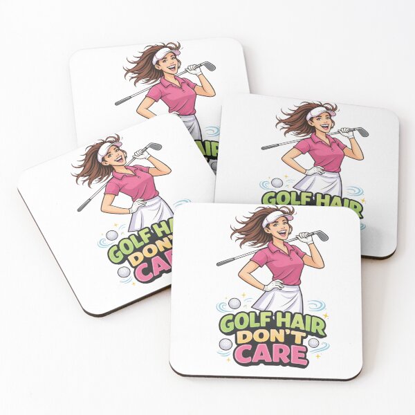 Item preview, Funny Golf Hair Dont Care Brunette Golfer Girl designed and sold by Print Loft.