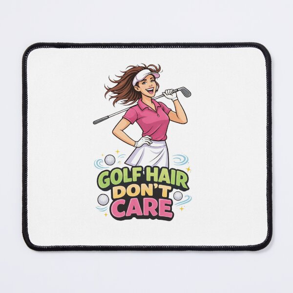 Item preview, Funny Golf Hair Dont Care Brunette Golfer Girl designed and sold by Print Loft.