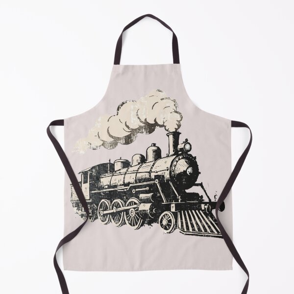 Item preview, Vintage Steam Locomotive Illustration designed and sold by GogaVibeRe.