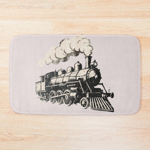 Item preview, Vintage Steam Locomotive Illustration designed and sold by GogaVibeRe.