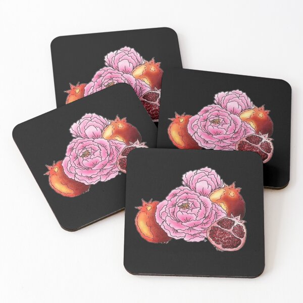Item preview, Peonies and Pomegranates designed and sold by cmerkleart.