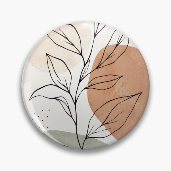 Item preview, Minimal Botanical Harmony – Modern Line Art Print designed and sold by FAZ-DESIGNS.