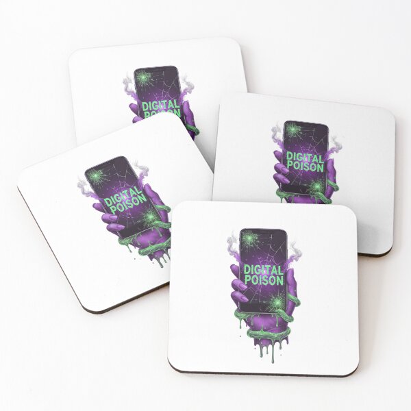 Item preview, Digital Poison Toxic Smartphone Purple Zombie Hand Art designed and sold by puzzell.