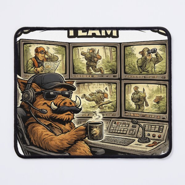 Item preview, Boar Surveillance Team - Funny Hunting Design designed and sold by C6S5M.