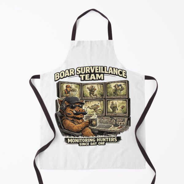 Item preview, Boar Surveillance Team - Funny Hunting Design designed and sold by C6S5M.