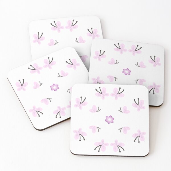 Item preview, Cute Light Pink Butterfly Aesthetic Pattern Sticker Pack designed and sold by Art IN Pack.