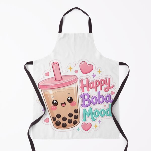 Item preview, Happy Boba Mood – Cute Kawaii Bubble Tea Sticker designed and sold by Stylestickers55.
