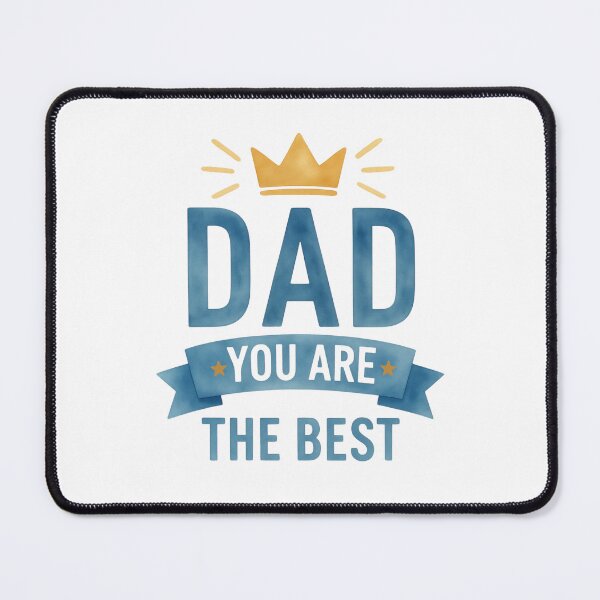 Item preview, Dad You Are the Best with Blue & Gold Crown designed and sold by jeweleddesigns.