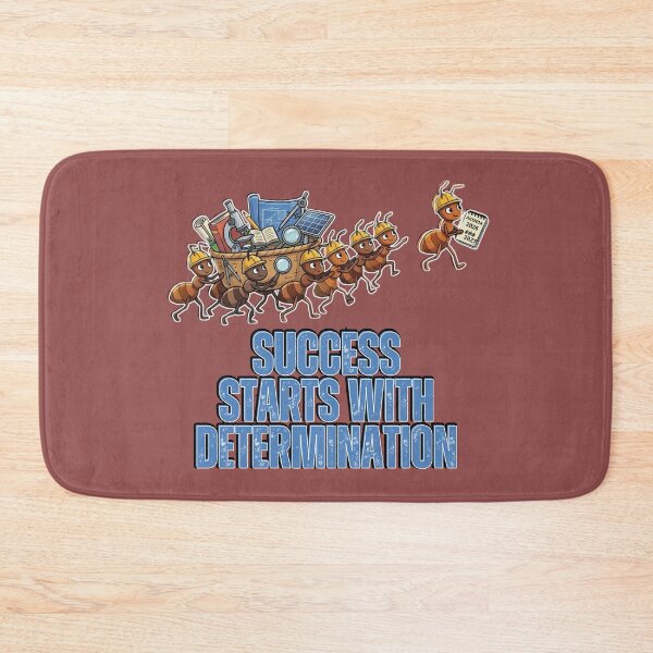Item preview, "Success Starts With Determination" – Motivational Worker Ants Illustration t-shirt designed and sold by NinaCreator.