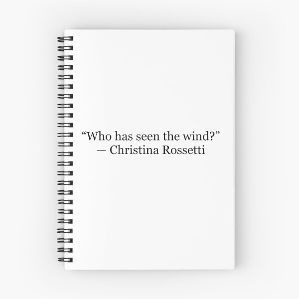 Item preview, Who Has Seen the Wind Christina Rossetti Poetry Quote Typography designed and sold by The Prose Atelier.