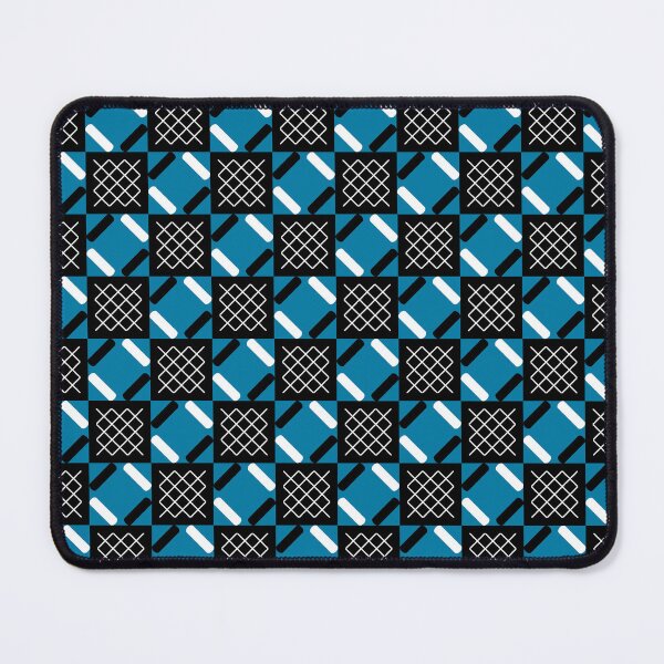 Item preview, CG blue, black & white patchwork designed and sold by Mint + Midnight.