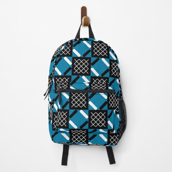 Item preview, CG blue, black & white patchwork designed and sold by Mint + Midnight.