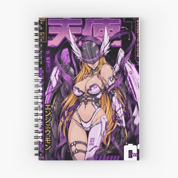 Item preview, Cyber Angel Mecha Girl – Neon Anime Futurism Design designed and sold by PunkVerseStudio.