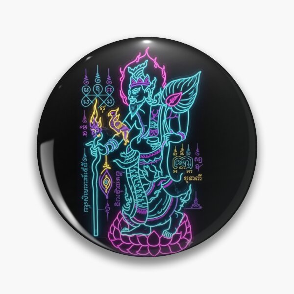 Item preview, Thai Sacred Deity Neon Cyberpunk Style designed and sold by Danmaha.