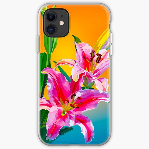 Tropical Floral Fantasy iPhone Soft Case