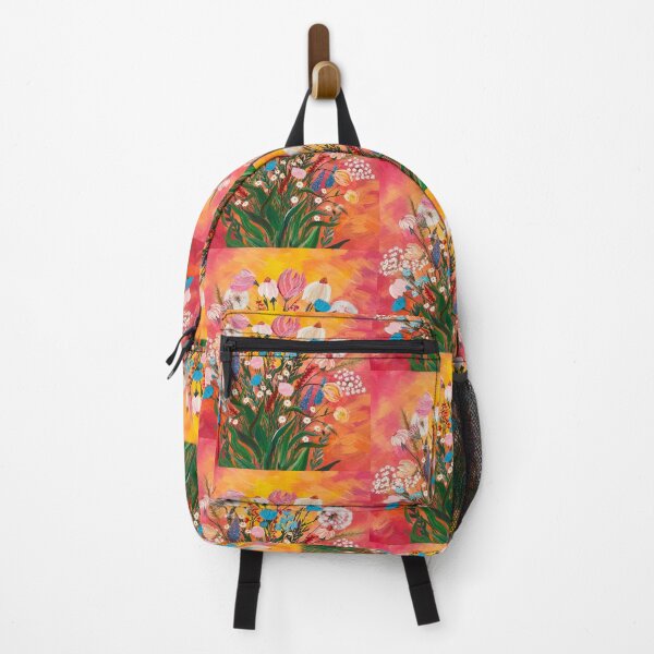 Item preview, Wildflower Sunset Bouquet | Colorful Floral Painting designed and sold by ABelgianChocolatierPaints.