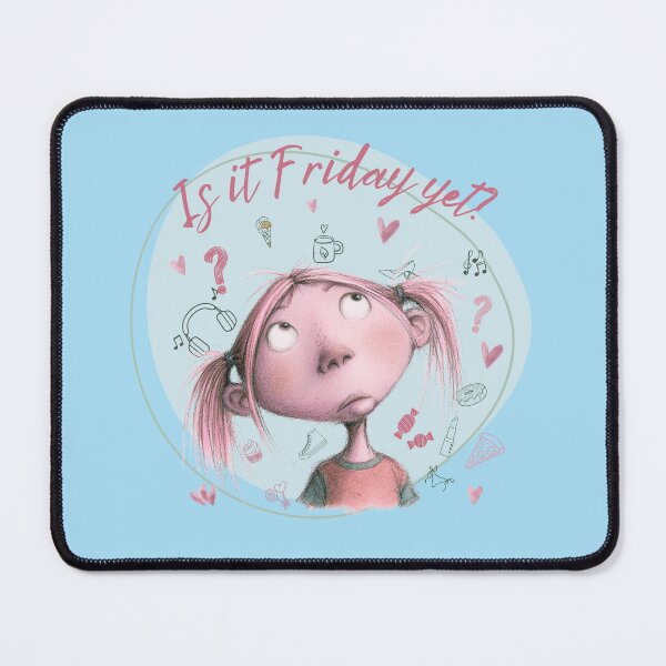 Item preview, Cute School Humor for Students and Teens Is It Friday Yet? designed and sold by illeN-Art-World.