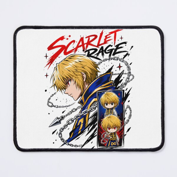 Item preview, Blonde Anime Warrior Scarlet Eye Chain Graphic designed and sold by sidki-SDK.
