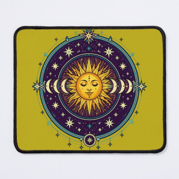 Item preview, Sun Moon Mandala with Stars designed and sold by World-of-Magic.