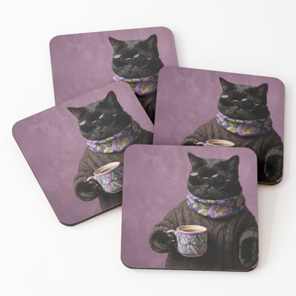 Item preview, Coffee & Couture Cat The Stylish British Shorthair Morning Brew, Feline Style designed and sold by Marketflowcreation.
