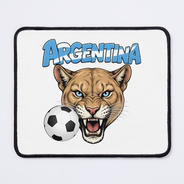 Item preview, Argentina Football Puma Mascot - Fierce Soccer Fan Art designed and sold by Sarah'sCreativeLab.