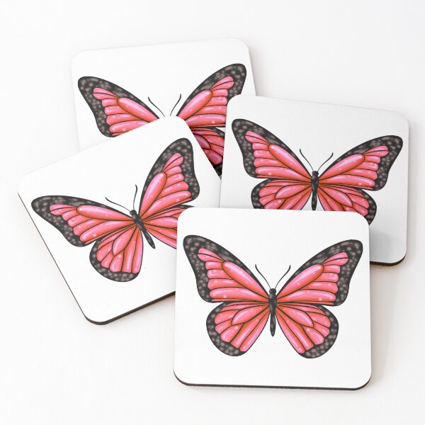 Item preview, Pink Red Butterfly – Y2K Aesthetic Sticker designed and sold by tviyluv.