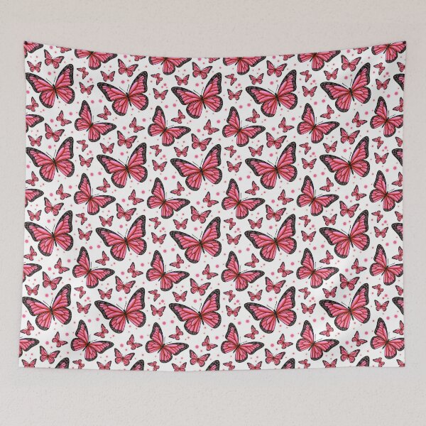 Item preview, Pink Red Butterfly – Y2K Aesthetic Sticker designed and sold by tviyluv.