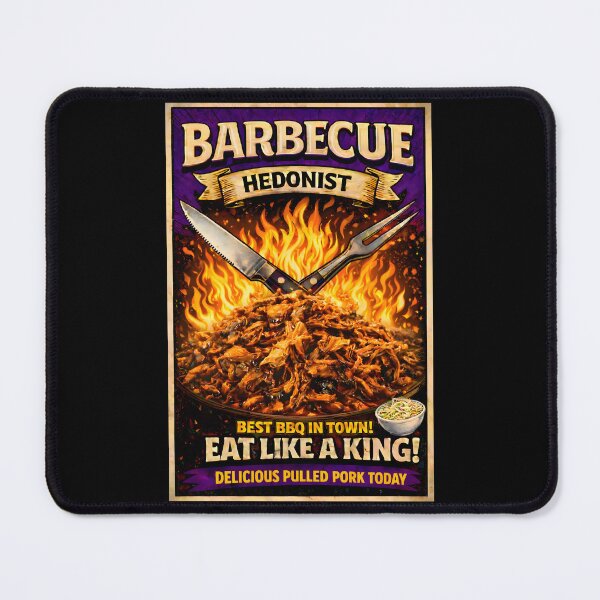 Item preview, Barbecue Hedonist – Pulled Pork BBQ Lover Design designed and sold by Schattenzwirn.