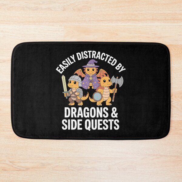 Item preview, Easily Distracted By Dragons and Side Quests designed and sold by Lichtisign.