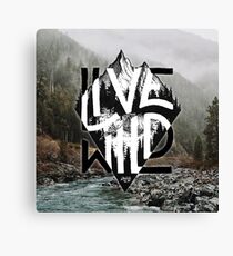 Live Wild Canvas Print