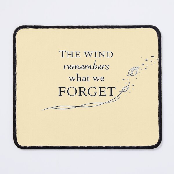 Item preview, The Wind Remembers What We Forget Poetic Quote Art designed and sold by QCena.