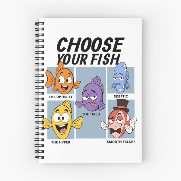 Item preview, Choose Your Fish Funny Fish Personalities designed and sold by RitaRuni1992.