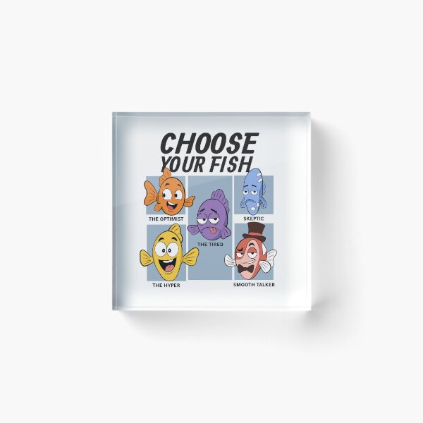 Item preview, Choose Your Fish Funny Fish Personalities designed and sold by RitaRuni1992.
