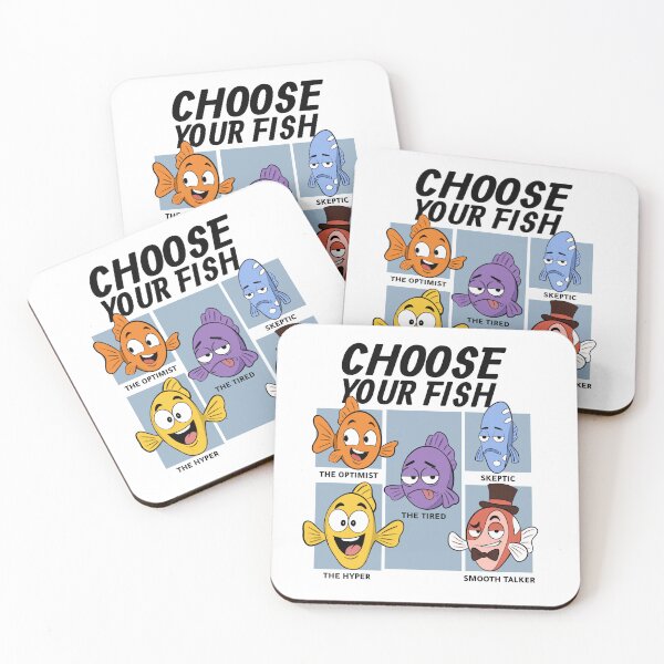 Item preview, Choose Your Fish Funny Fish Personalities designed and sold by RitaRuni1992.