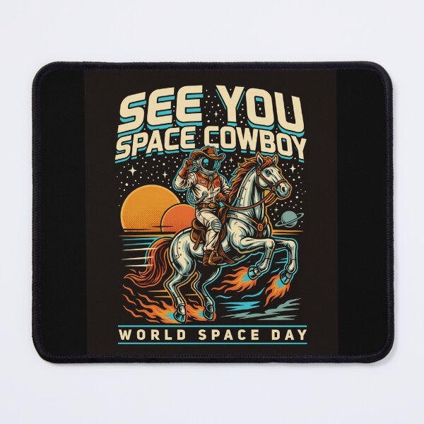 Item preview, See You Space Cowboy — Rocket Horse Astronaut World Space Day V2 designed and sold by DarylWelsh2024.