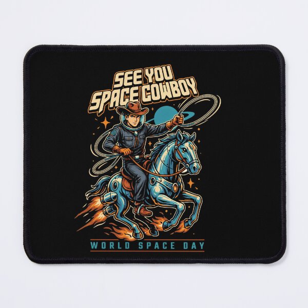 Item preview, See You Space Cowboy — Rocket Horse Astronaut World Space Day T-Shirt V3 designed and sold by DarylWelsh2024.