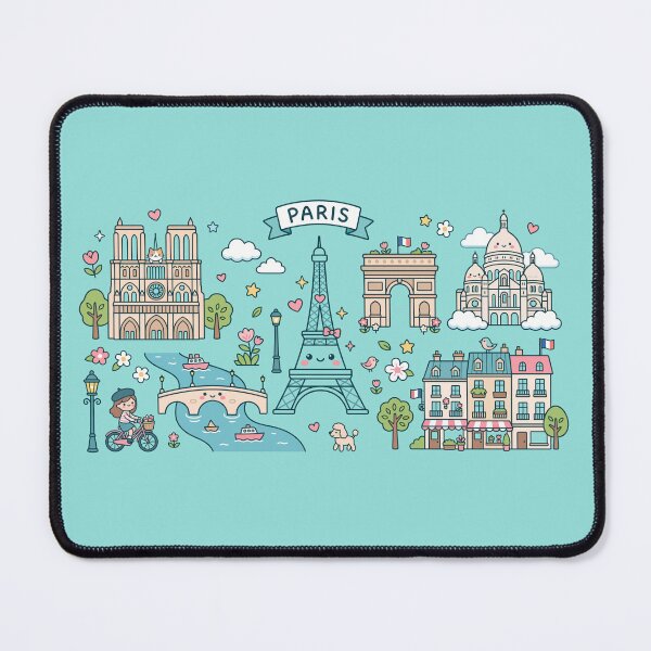 Item preview, Cute Kawaii Paris designed and sold by Amir Faysal.