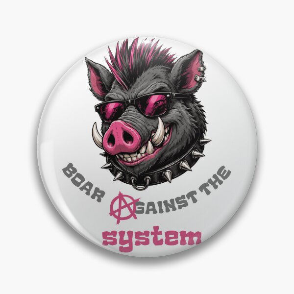 Item preview, Punk Rock Boar Against The System designed and sold by Szpaku desart .
