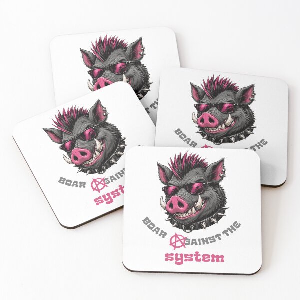 Item preview, Punk Rock Boar Against The System designed and sold by Szpaku desart .