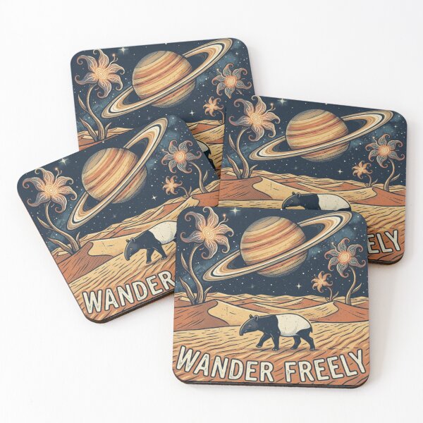 Item preview, Wander Freely – Cosmic Desert Adventure Design designed and sold by Dogandesighn.
