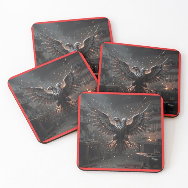 Item preview, Heavy Metal Texture Blacksmith Eagle Relic Wall Art designed and sold by TaBogroupsRed.