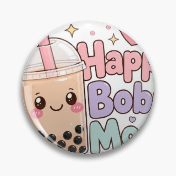 Item preview, Happy Boba Mood Kawaii Sticker designed and sold by Stylestickers55.