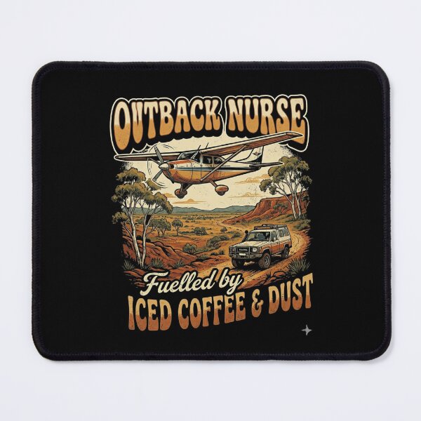 Item preview, Outback Nurse Shirt – Fuelled by Iced Coffee & Dust | Funny Australian Remote Nursing Gift, Outback Nursing Tee Classic T-Shirt  designed and sold by podlook.